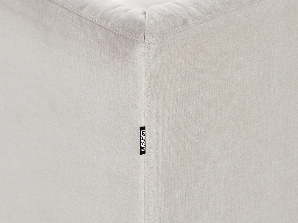 Beliani 3 vietų sofa BYSKE šviesiai smėlio spalvos