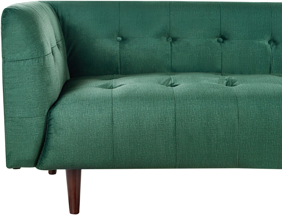 Beliani 3 vietų sofa BYSKE žalia
