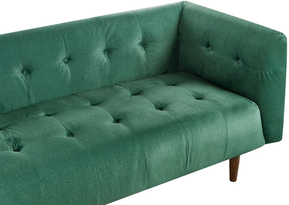 Beliani 3 vietų sofa BYSKE žalia