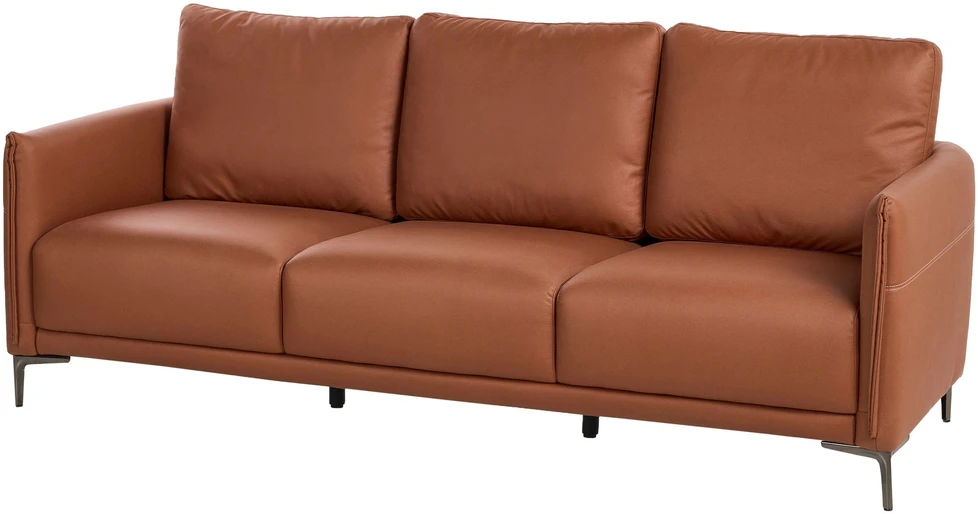Beliani 3 vietų sofa CILENS Aukso ruda