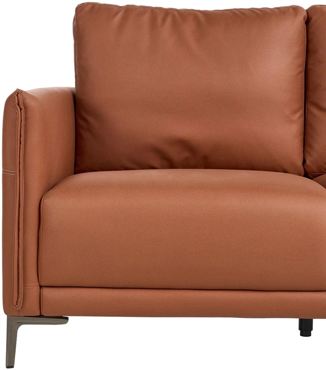 Beliani 3 vietų sofa CILENS Aukso ruda