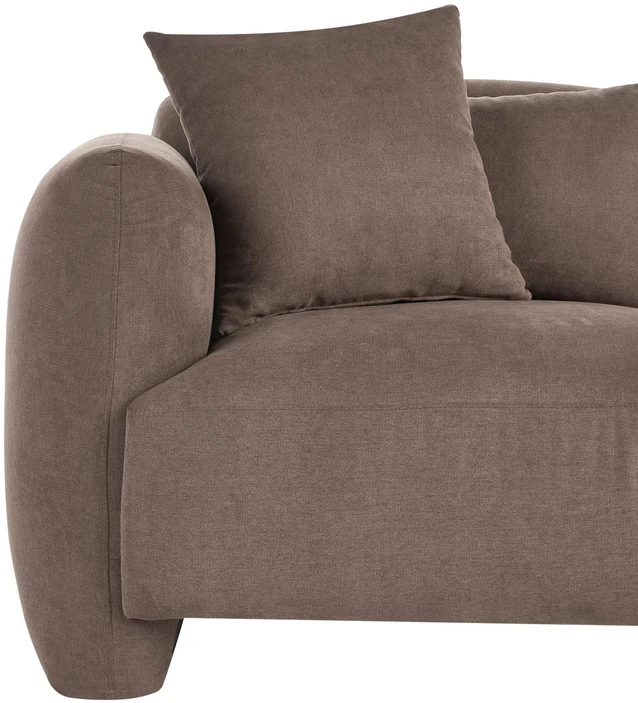 Beliani 3 vietų sofa EKENES ruda