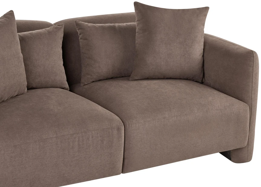 Beliani 3 vietų sofa EKENES ruda
