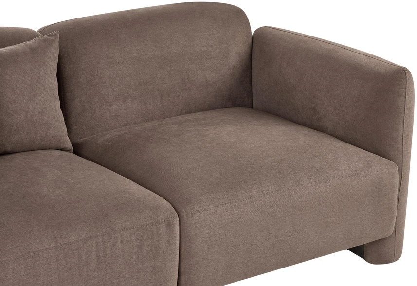 Beliani 3 vietų sofa EKENES ruda