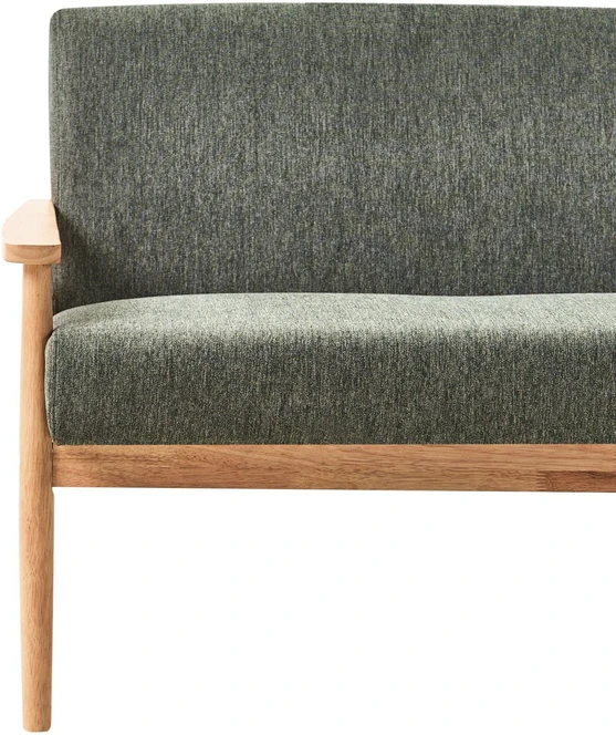 Beliani 3 vietų sofa ESRUM šviesiai ruda/žalia