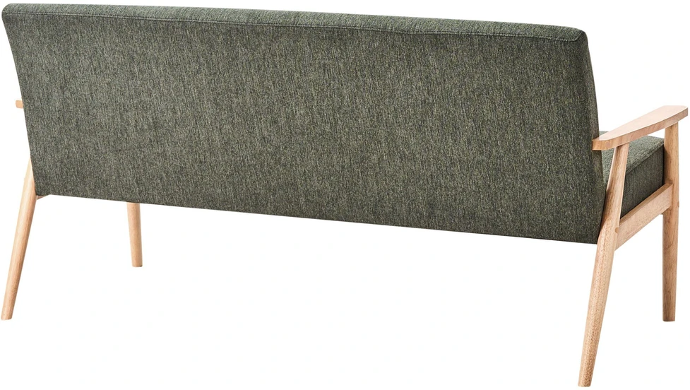 Beliani 3 vietų sofa ESRUM šviesiai ruda/žalia