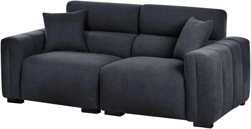 Beliani 3 vietų sofa FAUSKAN, juoda