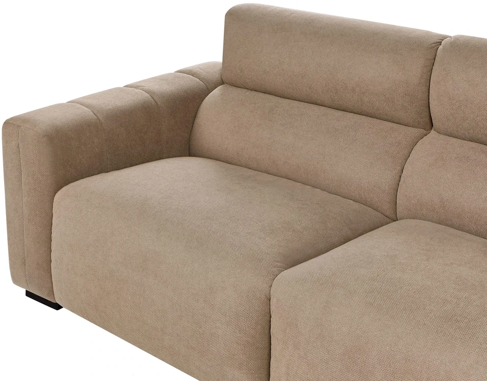 Beliani 3 vietų sofa FAUSKAN šviesiai ruda