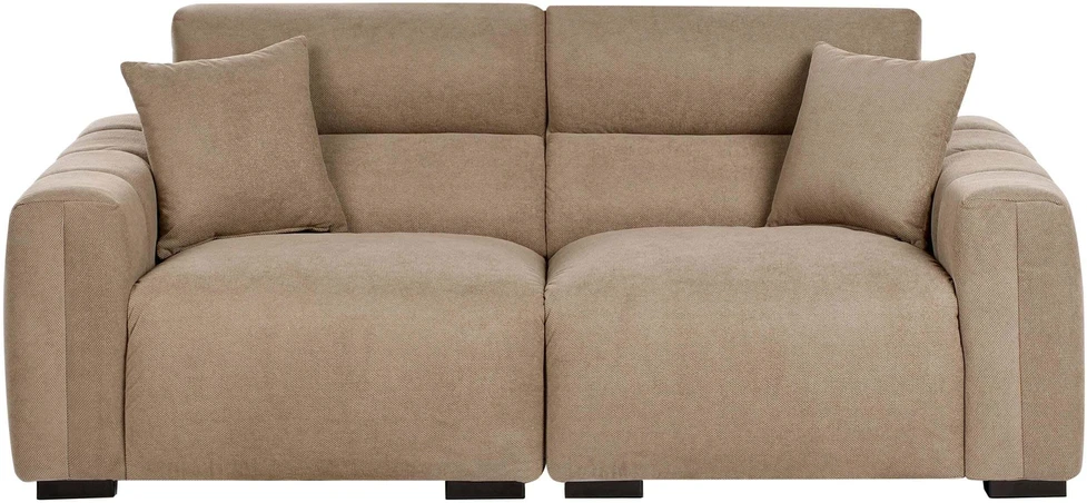 Beliani 3 vietų sofa FAUSKAN šviesiai ruda