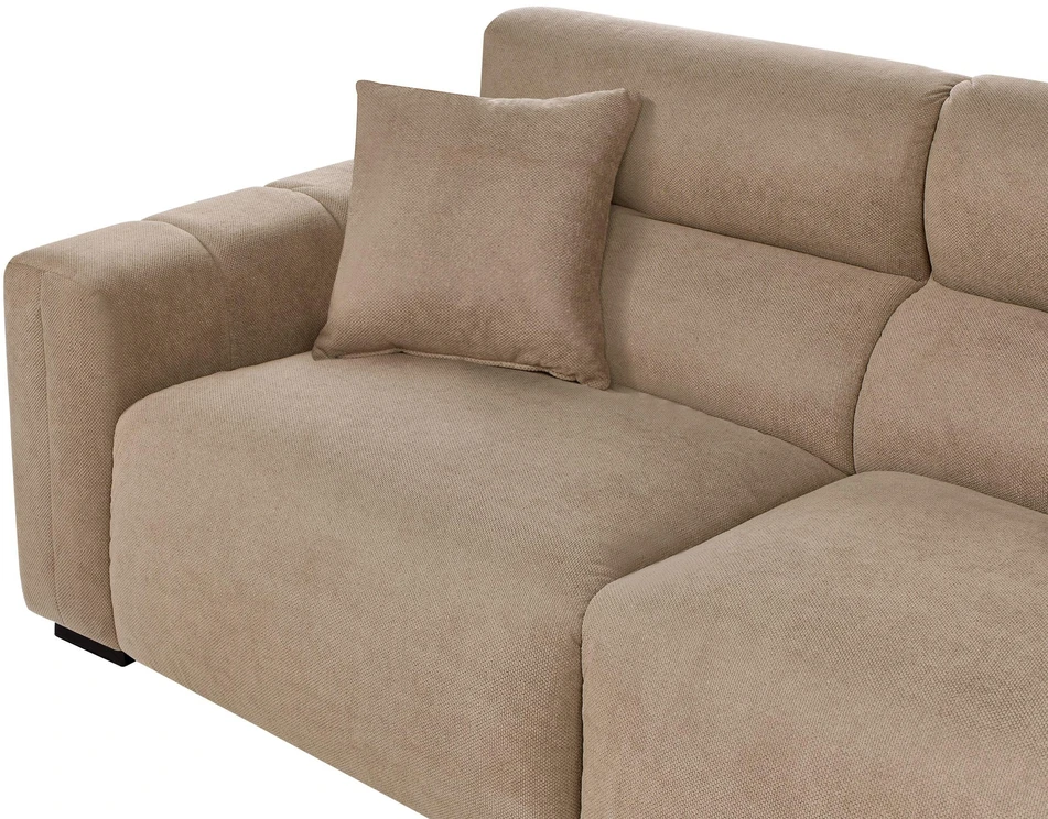 Beliani 3 vietų sofa FAUSKAN šviesiai ruda