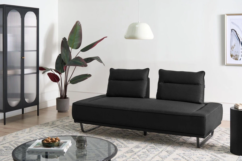 Beliani 3 vietų sofa FAXEN juoda
