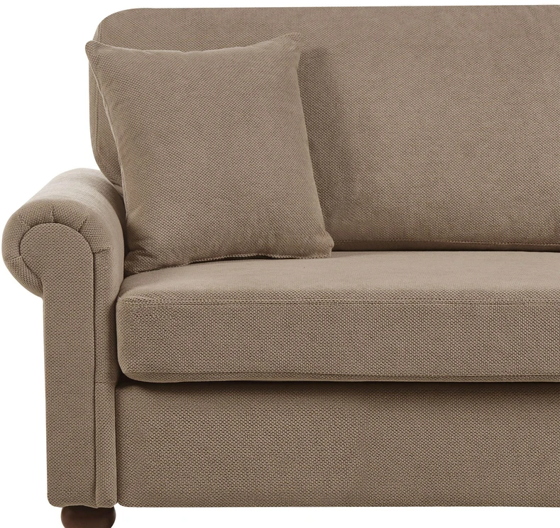 Beliani 3 vietų sofa „GINNERUP“, ruda