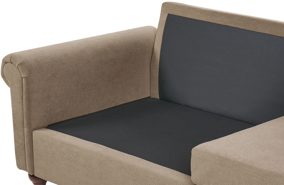 Beliani 3 vietų sofa „GINNERUP“, ruda