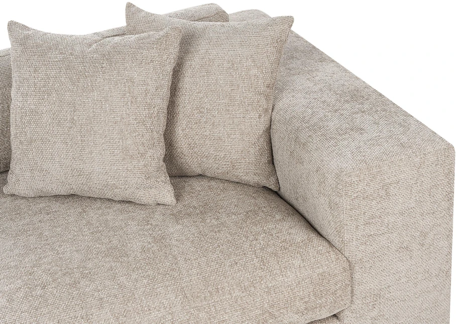 Beliani 3 vietų sofa GLORVIKA II smėlio pilkos spalvos