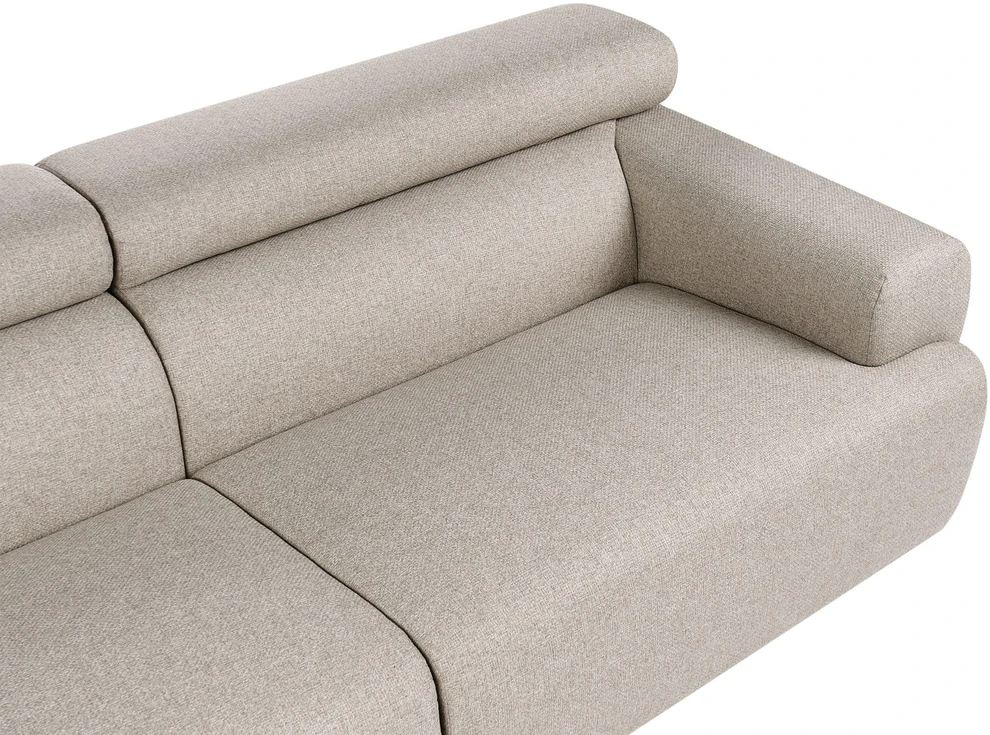 Beliani 3 vietų sofa HOVDEN smėlio spalvos