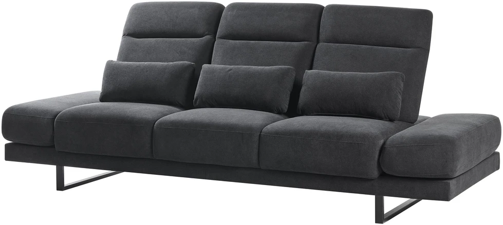 Beliani 3 vietų sofa IKAST juoda