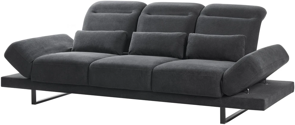 Beliani 3 vietų sofa IKAST juoda
