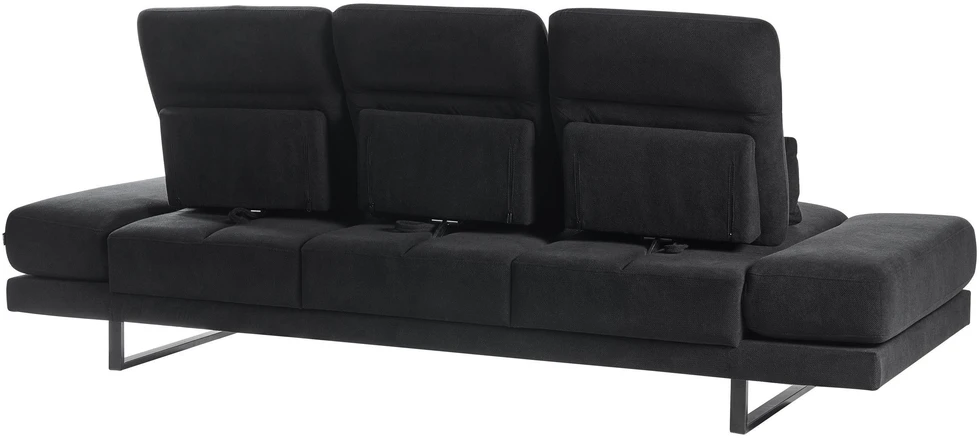 Beliani 3 vietų sofa IKAST juoda