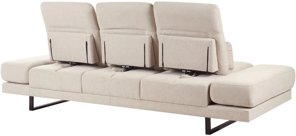 Beliani 3 vietų sofa IKAST smėlio spalvos