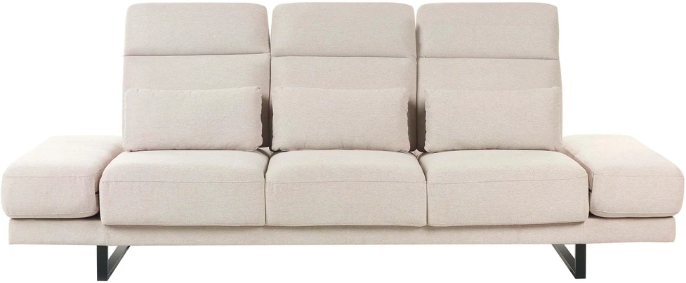 Beliani 3 vietų sofa IKAST smėlio spalvos
