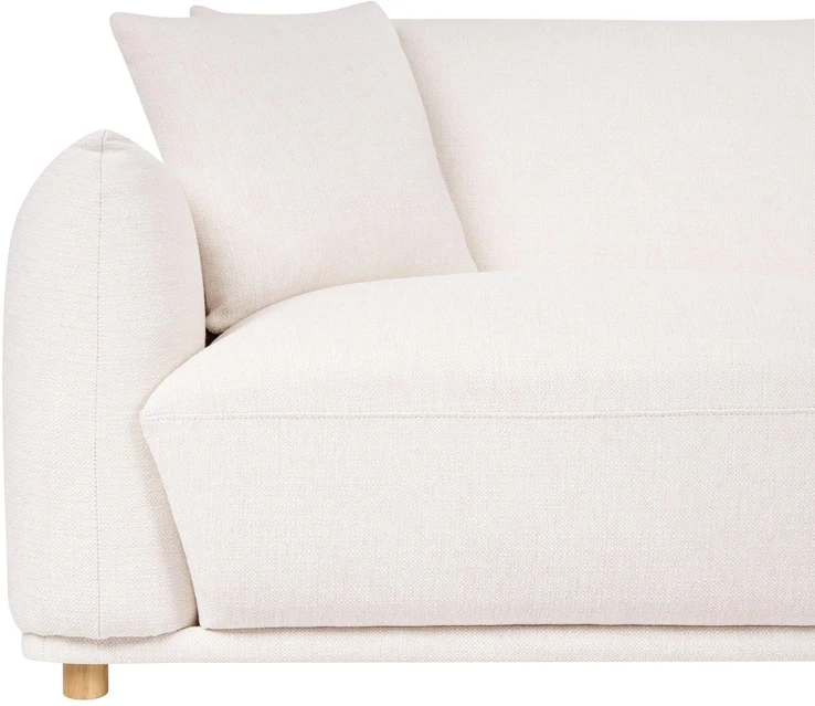 Beliani 3 vietų sofa JUBEK, balta