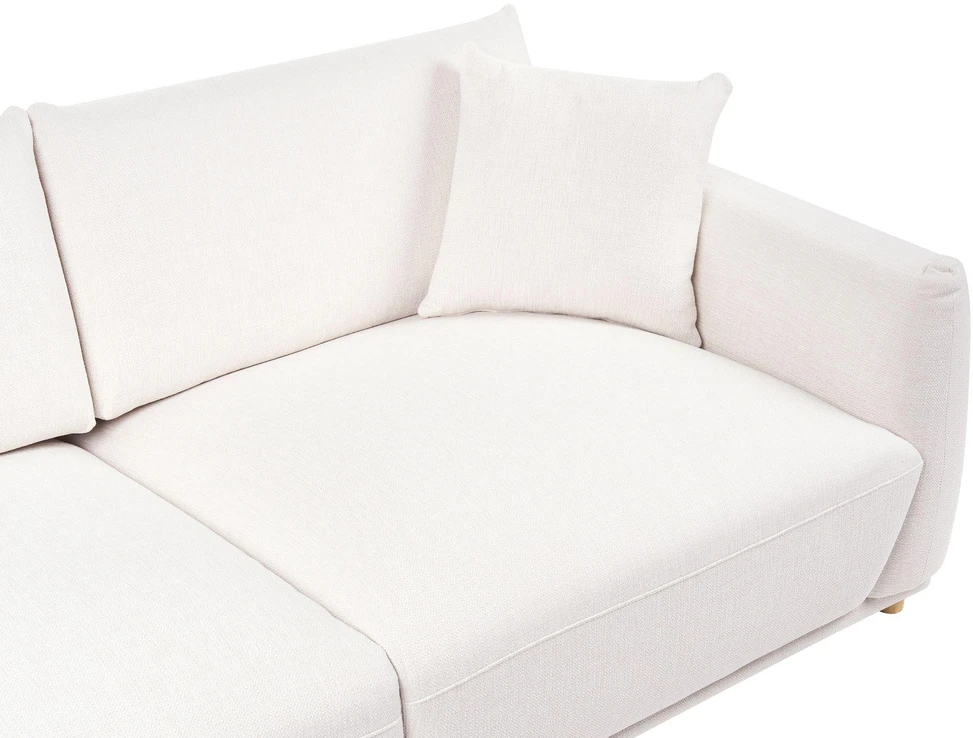 Beliani 3 vietų sofa JUBEK, balta