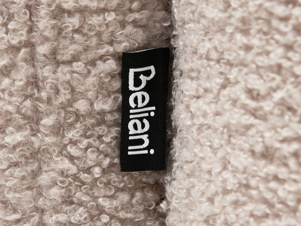 Beliani 3 vietų sofa JULE Boucle, smėlio spalvos