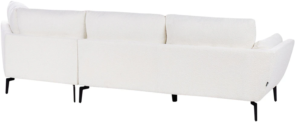 Beliani 3 vietų sofa KANSSELI Boucle balta