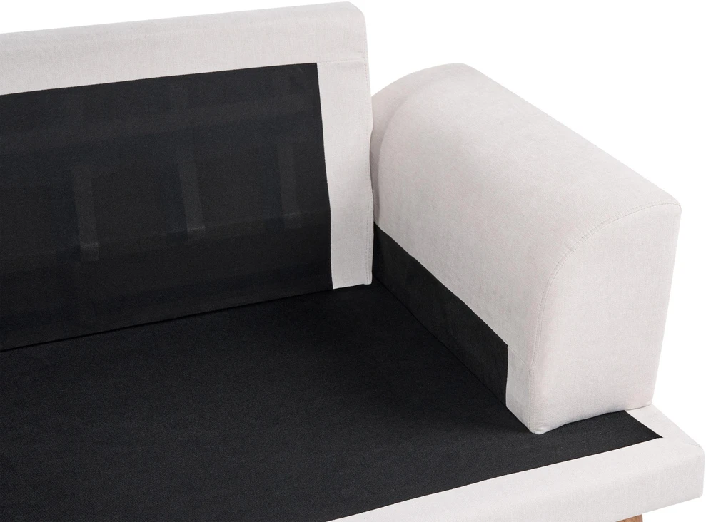 Beliani 3 vietų sofa KILDAL šviesiai smėlio spalvos