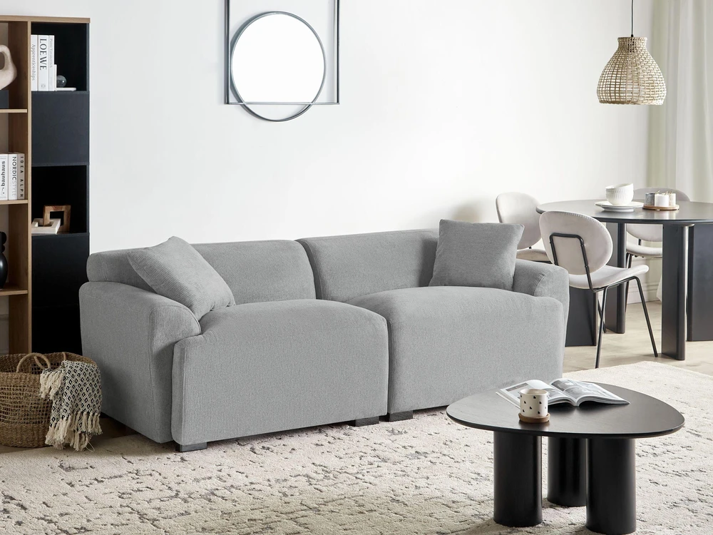 Beliani 3 vietų sofa KORIO Pilka