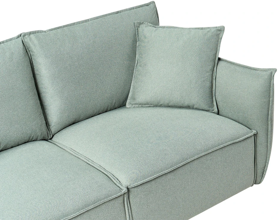 Beliani 3 vietų sofa KUNES šviesiai žalia