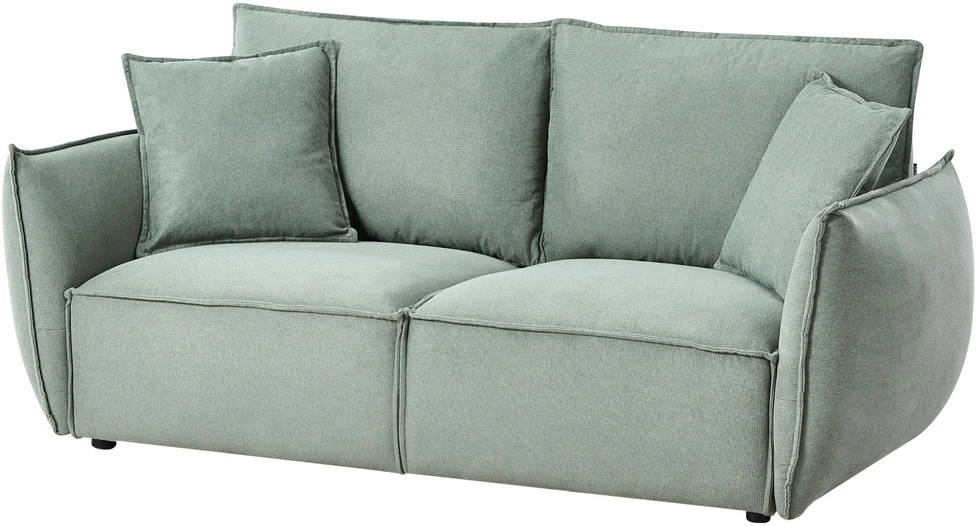 Beliani 3 vietų sofa KUNES šviesiai žalia