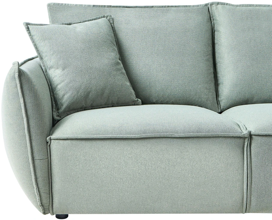Beliani 3 vietų sofa KUNES šviesiai žalia