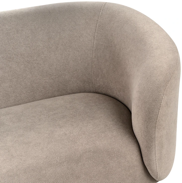 Beliani 3 vietų sofa LOEN smėlio pilkumo spalvos