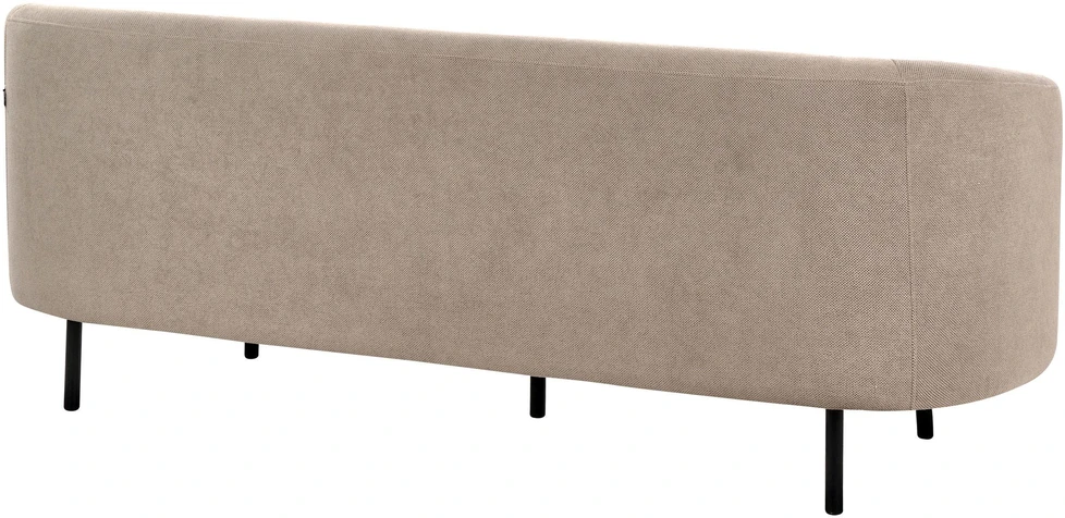 Beliani 3 vietų sofa LOEN smėlio pilkumo spalvos