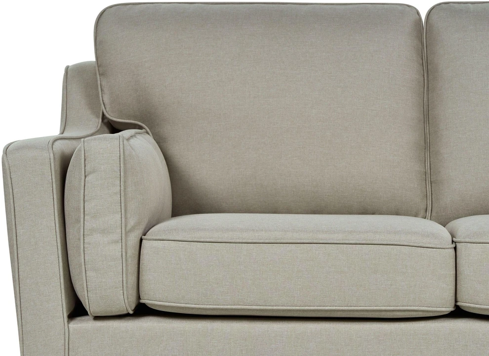 Beliani 3 vietų sofa LOKKA, smėlio spalvos