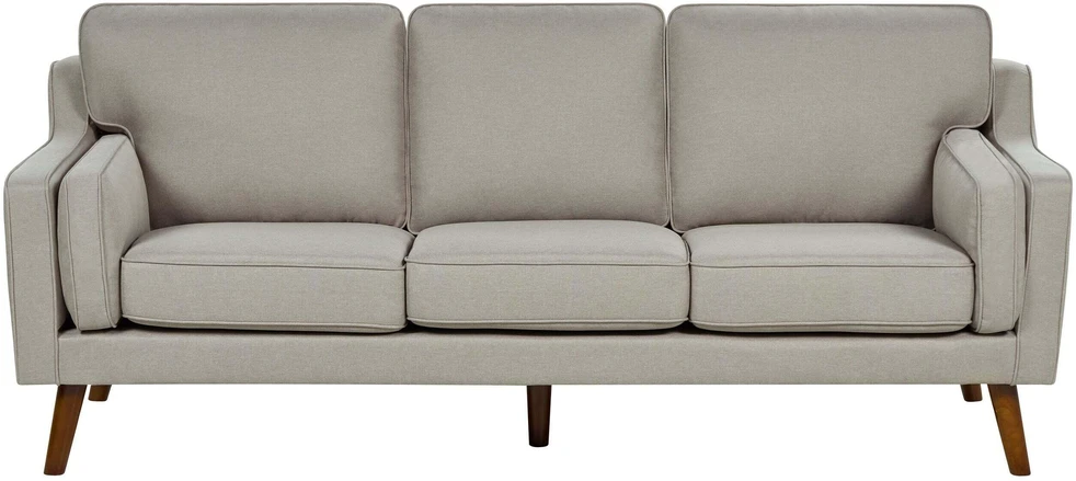 Beliani 3 vietų sofa LOKKA, smėlio spalvos