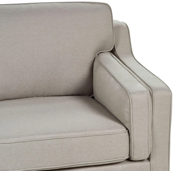 Beliani 3 vietų sofa LOKKA, smėlio spalvos