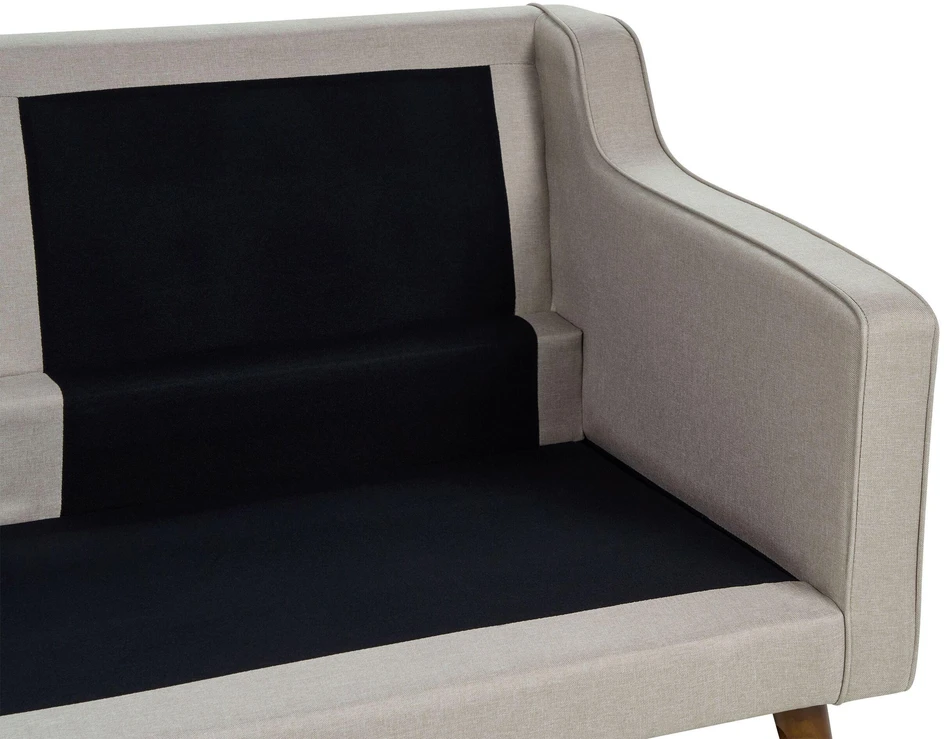 Beliani 3 vietų sofa LOKKA, smėlio spalvos