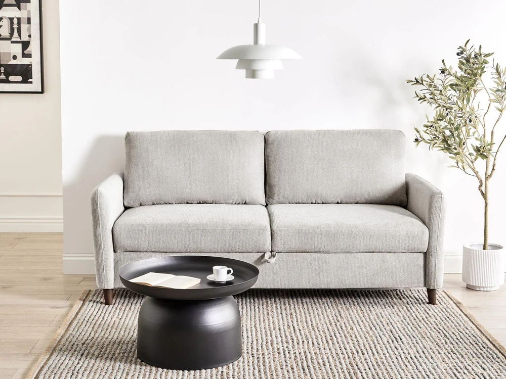 Beliani 3 vietų sofa MARE pilka
