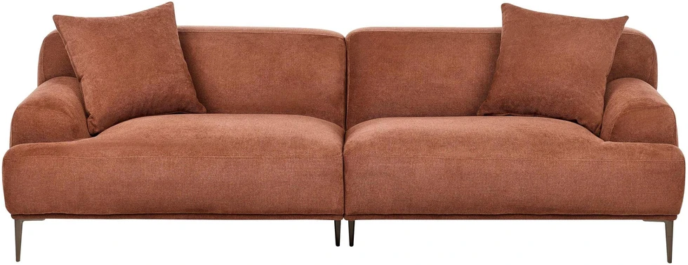Beliani 3 vietų sofa MATILA aukso rudos spalvos