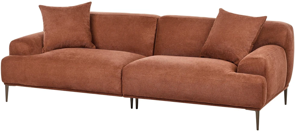 Beliani 3 vietų sofa MATILA aukso rudos spalvos