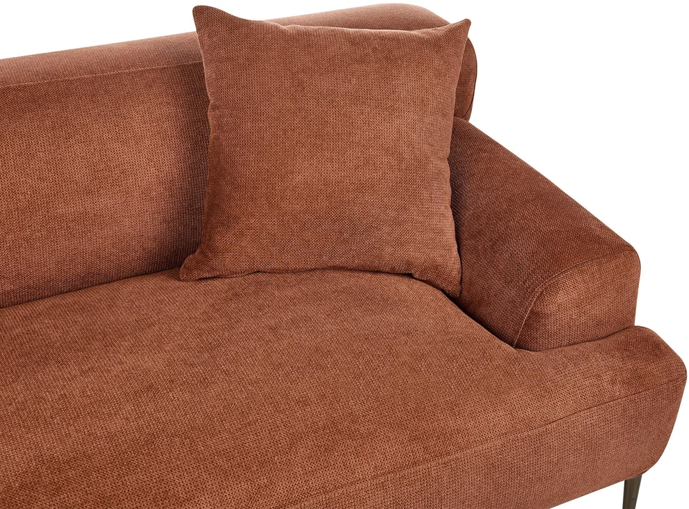 Beliani 3 vietų sofa MATILA aukso rudos spalvos