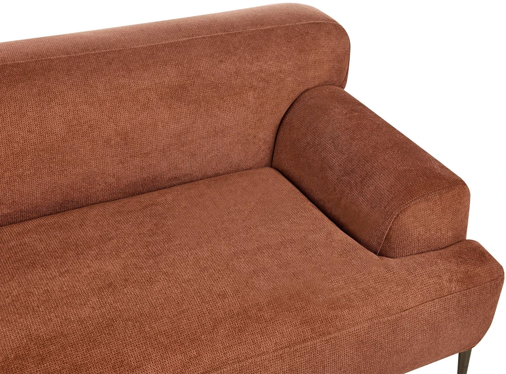 Beliani 3 vietų sofa MATILA aukso rudos spalvos