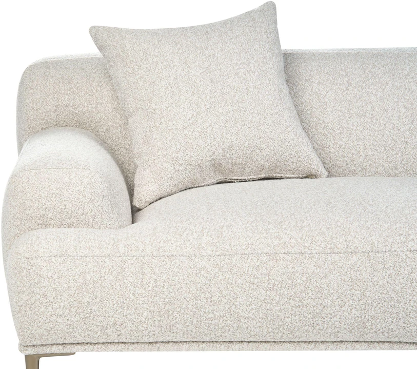 Beliani 3 vietų sofa MATILA, boucle audinys, balta