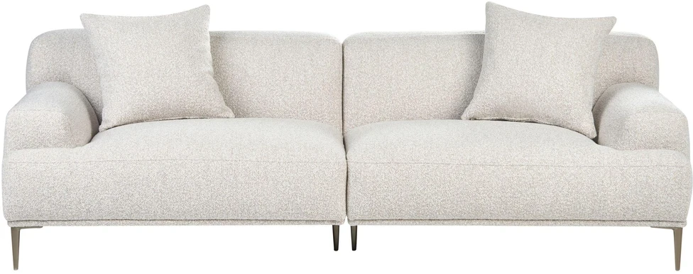 Beliani 3 vietų sofa MATILA, boucle audinys, balta