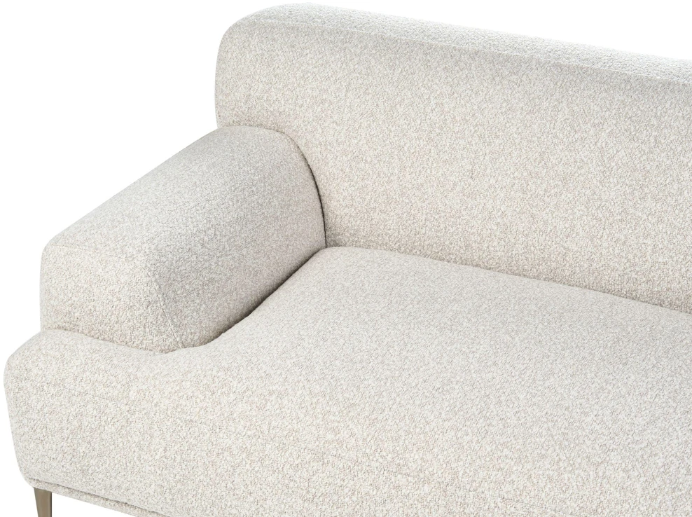 Beliani 3 vietų sofa MATILA, boucle audinys, balta