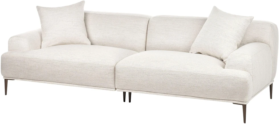 Beliani 3 vietų sofa MATILA šviesiai smėlio spalvos