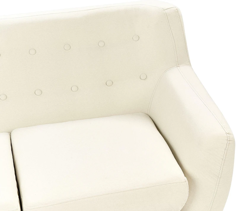 Beliani 3 vietų sofa MOTALA šviesiai smėlio spalvos