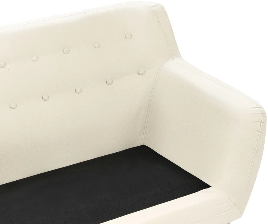 Beliani 3 vietų sofa MOTALA šviesiai smėlio spalvos